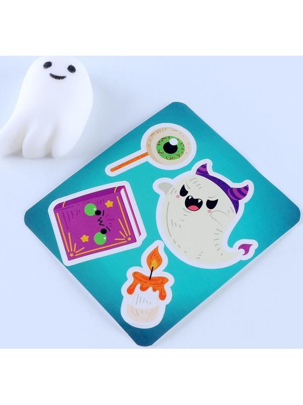 Игрушка-сюрприз «Мяк-жмяк», привидение с наклейками, МИКС