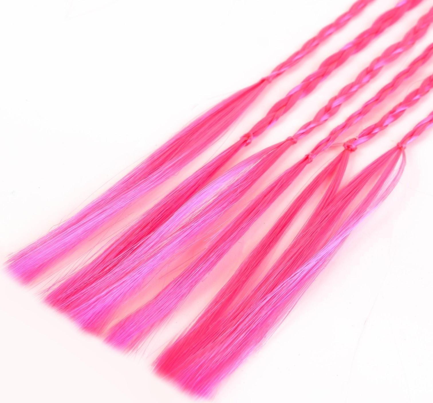 Цветные пряди для волос на крабике «Самой милой» (6 шт), 40 х 1,5 х 1 см