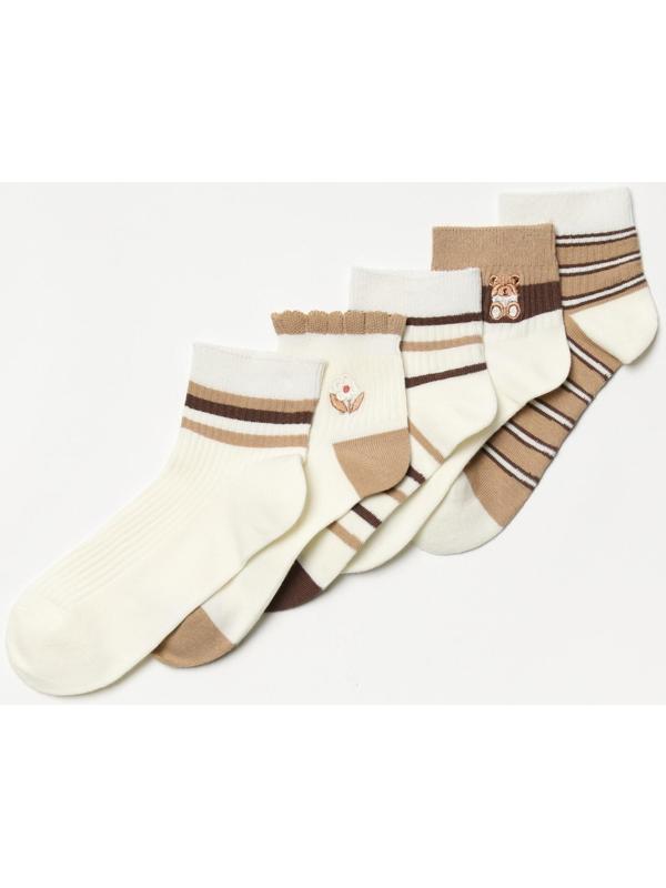 Набор укороченных женских носков MINAKU, р-р 36-41 (23-27 см)