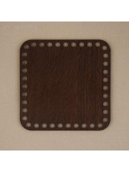 Донце для сумки, квадратное, 15 × 15 см, цвет коричневый