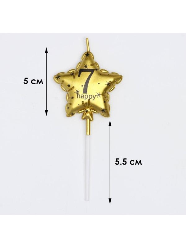 Свеча в торт на шпажке 