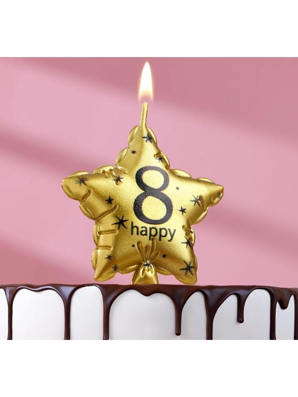 Свеча в торт на шпажке 