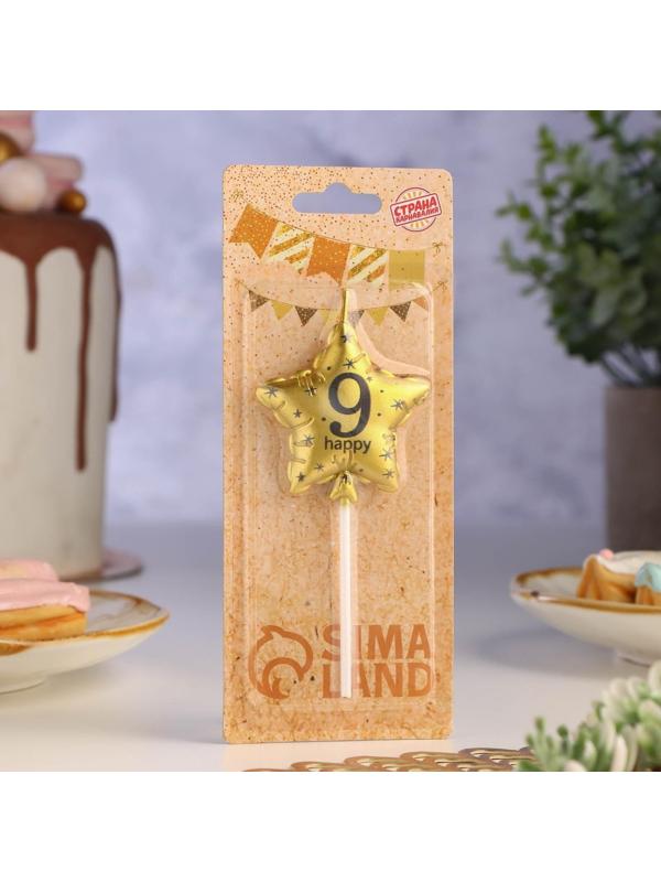 Свеча в торт на шпажке 