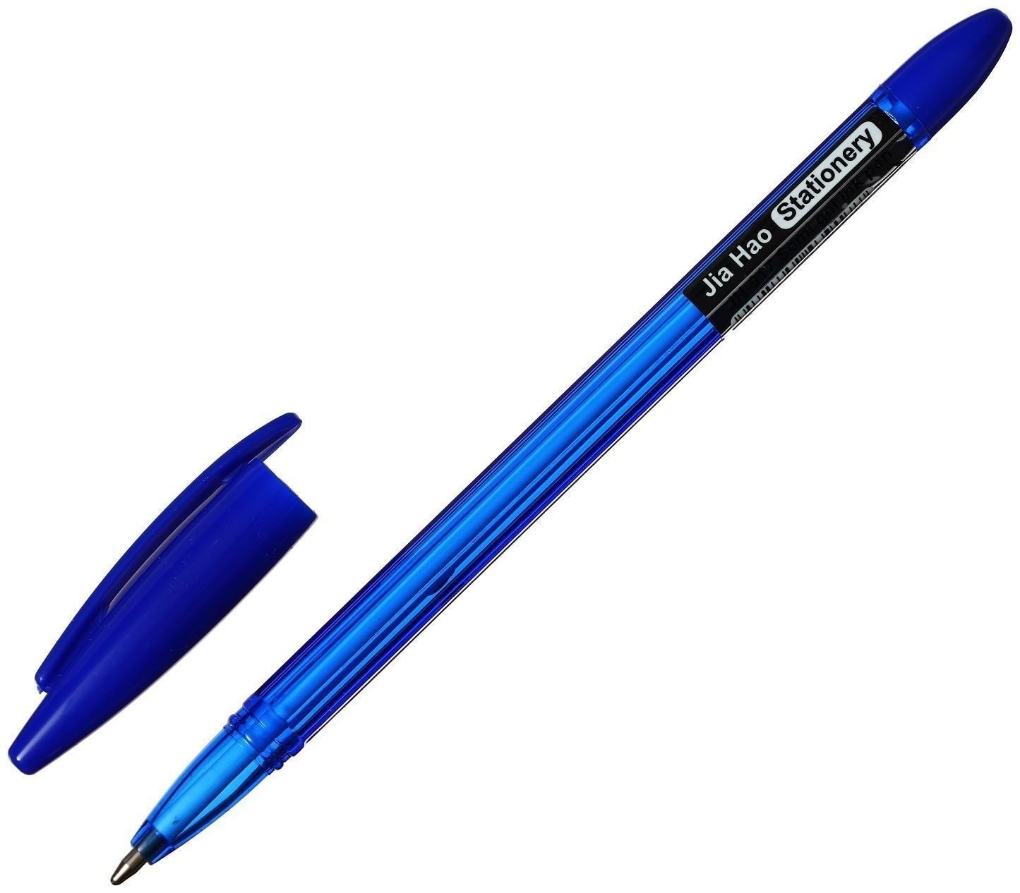 Набор шариковых ручек 6 цветов, корпус в цвет стержня, в блистере