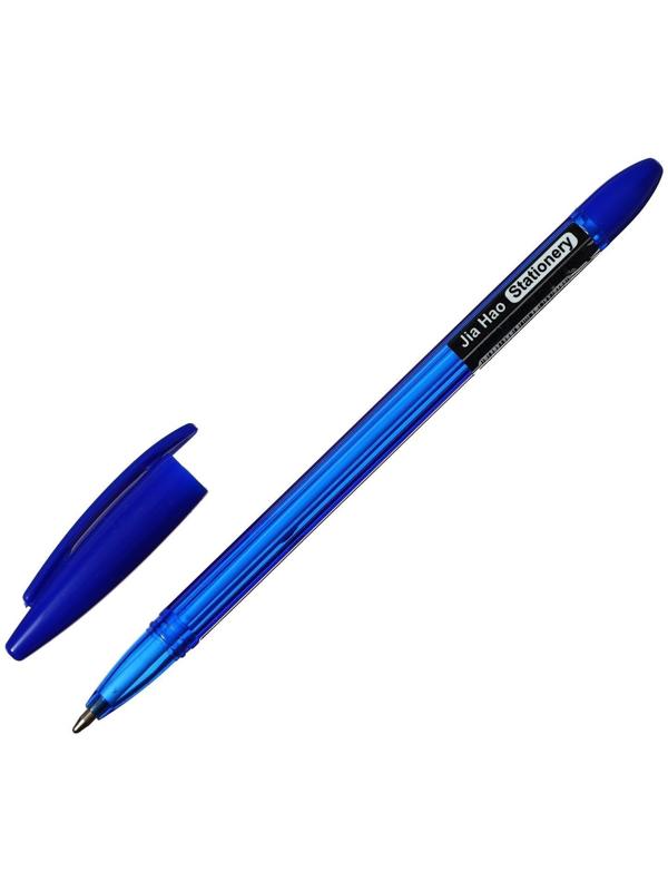 Набор шариковых ручек 6 цветов, корпус в цвет стержня, в блистере