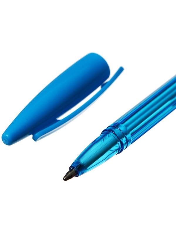 Набор шариковых ручек 12 цветов, корпус в цвет стержня, в блистере