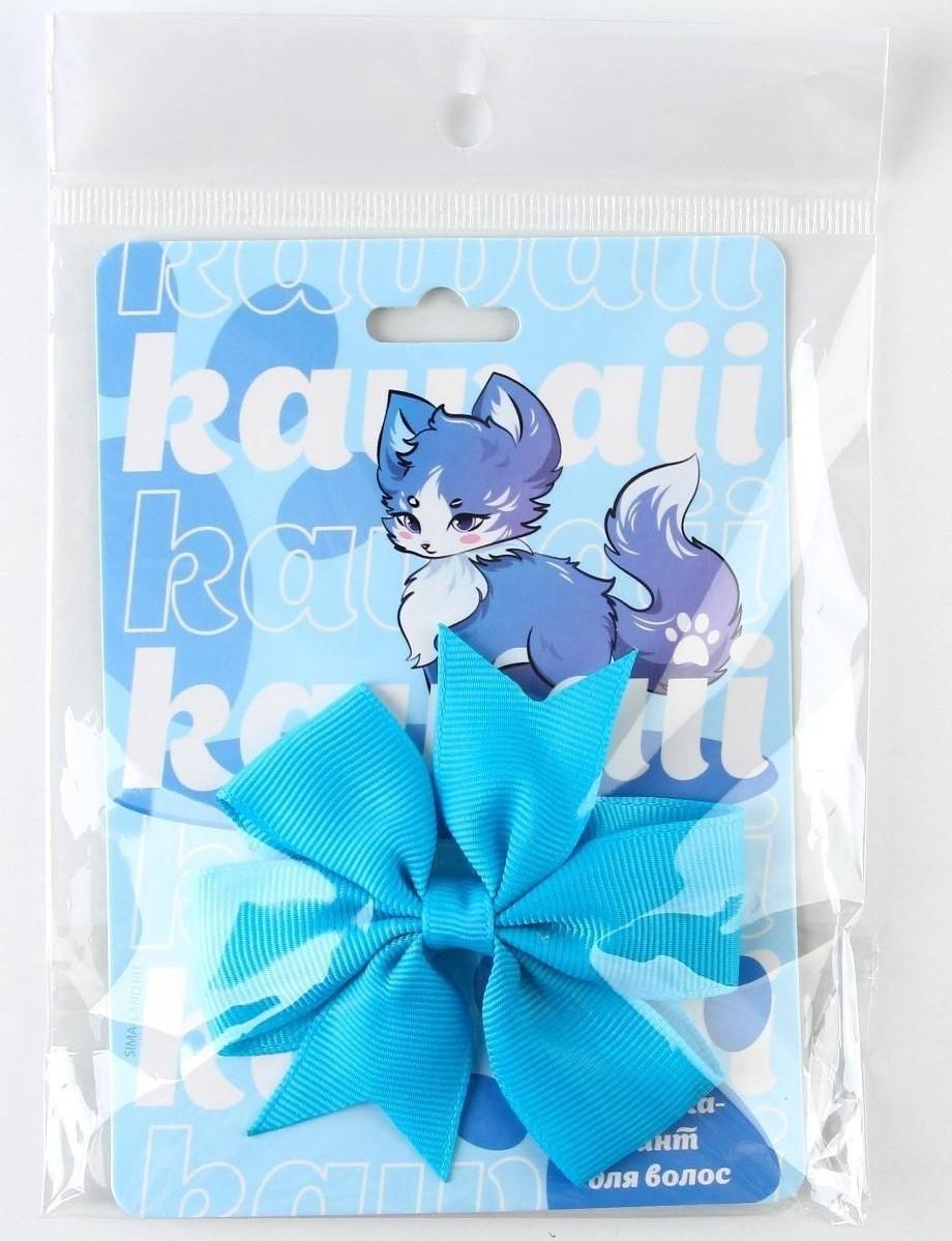 Заколка-бант для волос «Чиби», 2 х 8 х 8 см
