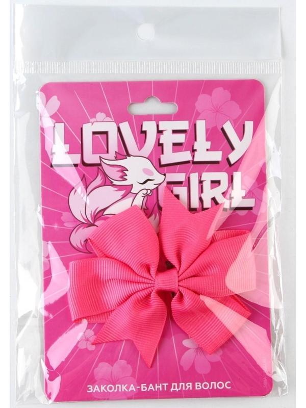 Заколка-бант для волос «Чиби лис», 2 х 8 х 8 см