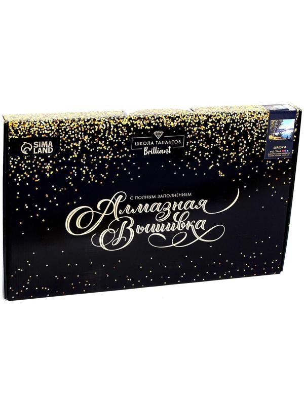 Алмазная вышивка с полным заполнением «Березки», 40 х 50 см