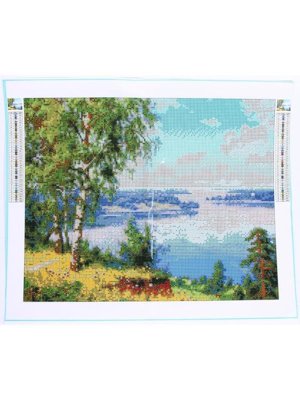 Алмазная вышивка с полным заполнением «Березки», 40 х 50 см