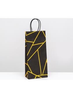 Пакет крафт под бутылку 