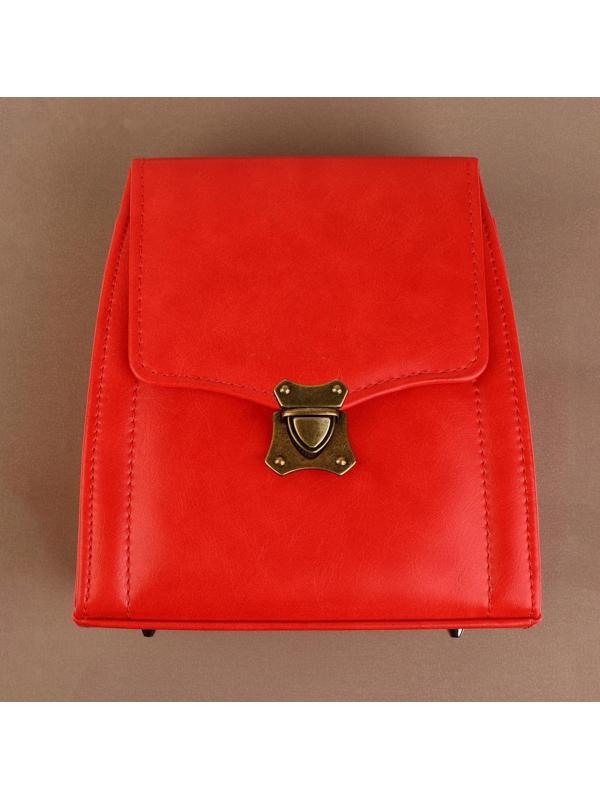 Застёжка для сумки, 4 × 4,2 см, цвет бронзовый