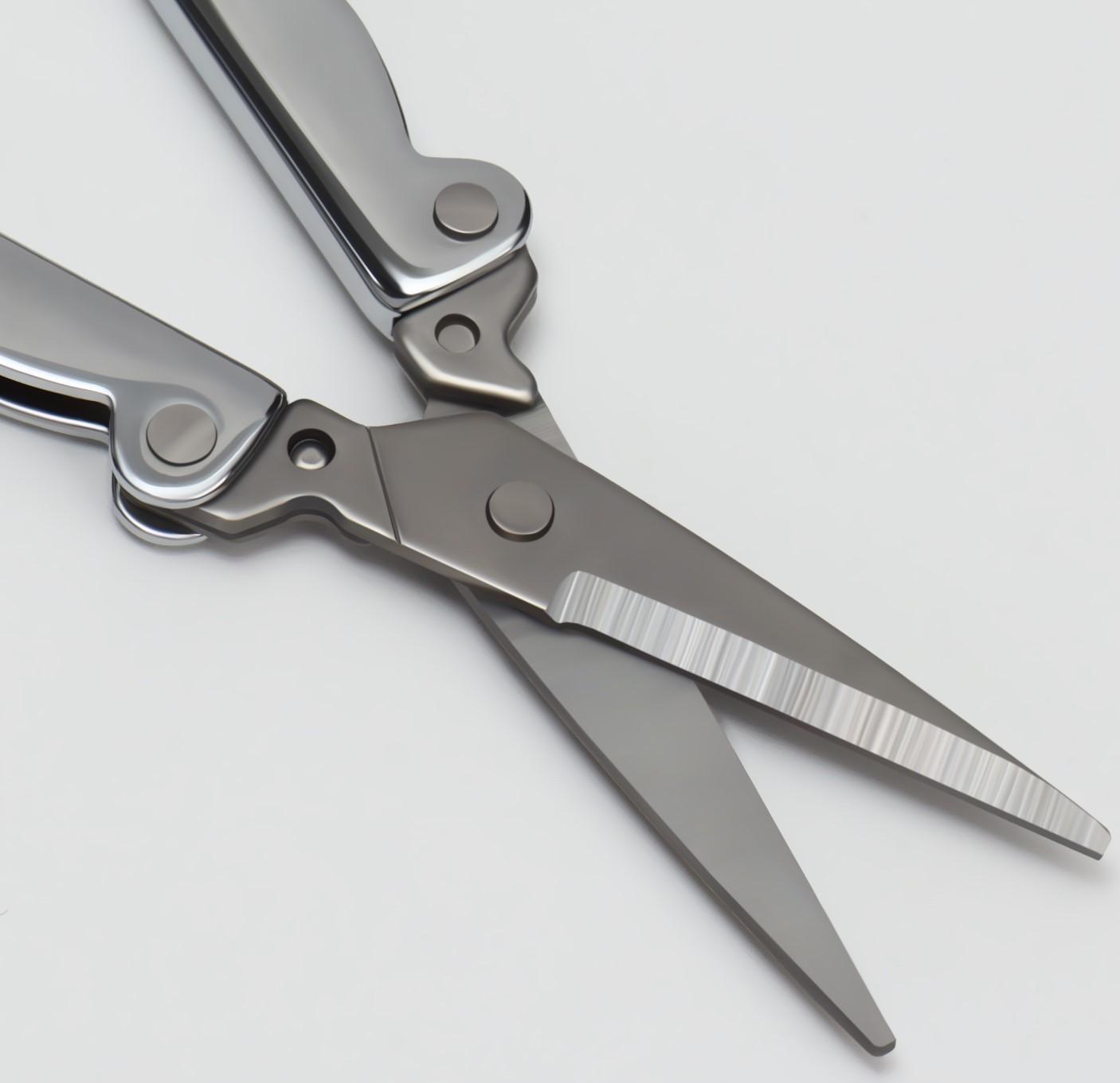 Ножницы маникюрные, прямые, складные, 9 см, цвет серебристый