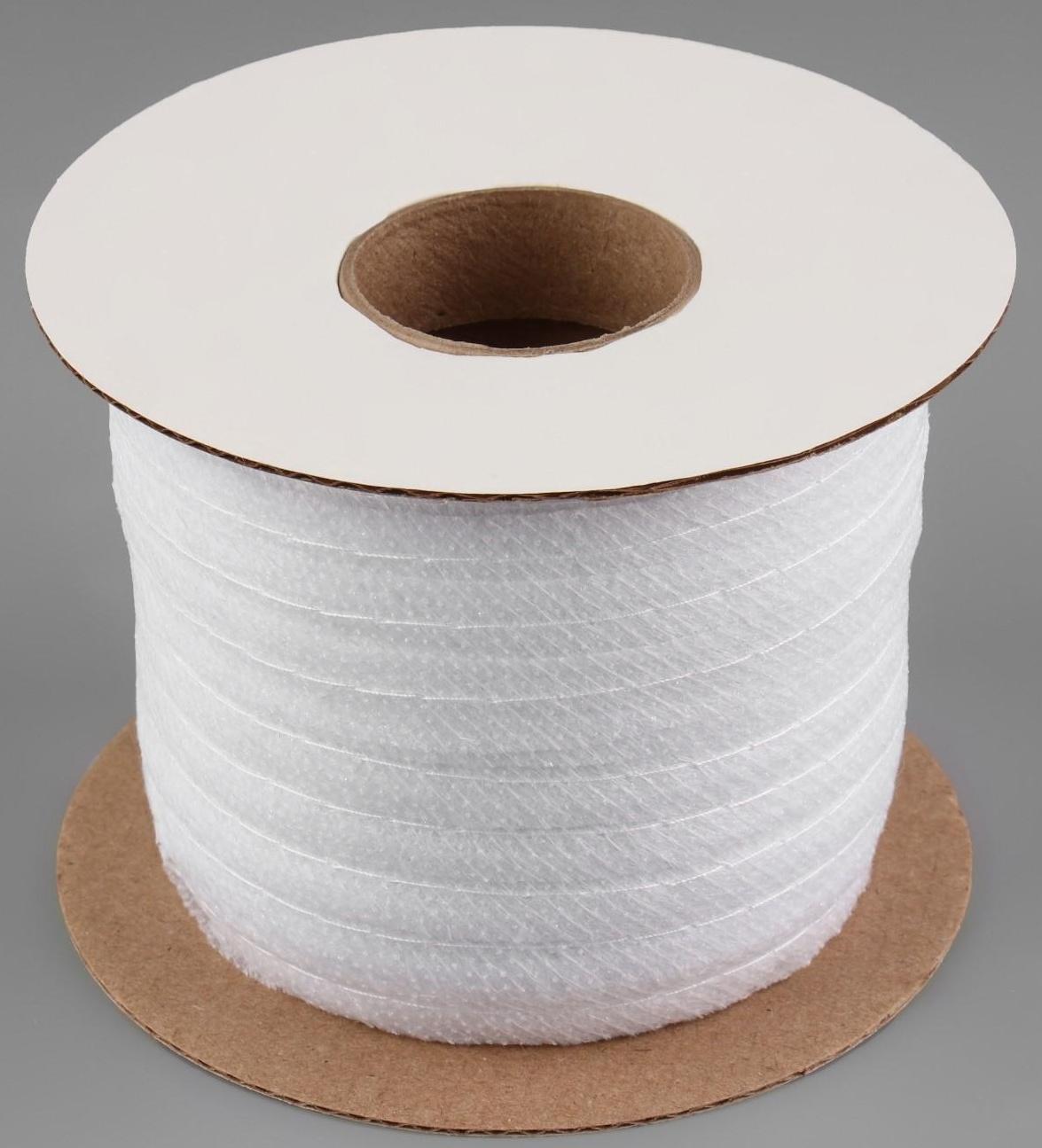 Флизелиновая лента, нитепрошивная, усиленная, 10 мм, 100 м, цвет белый