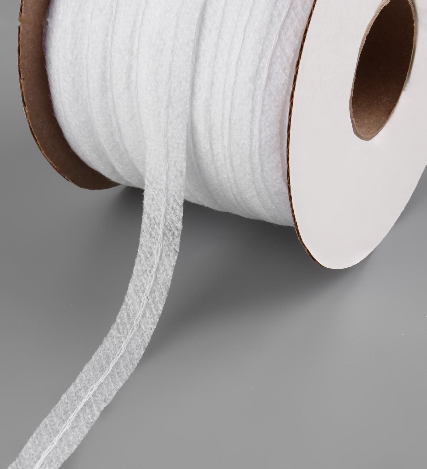 Флизелиновая лента, нитепрошивная, усиленная, 12 мм, 100 м, цвет белый