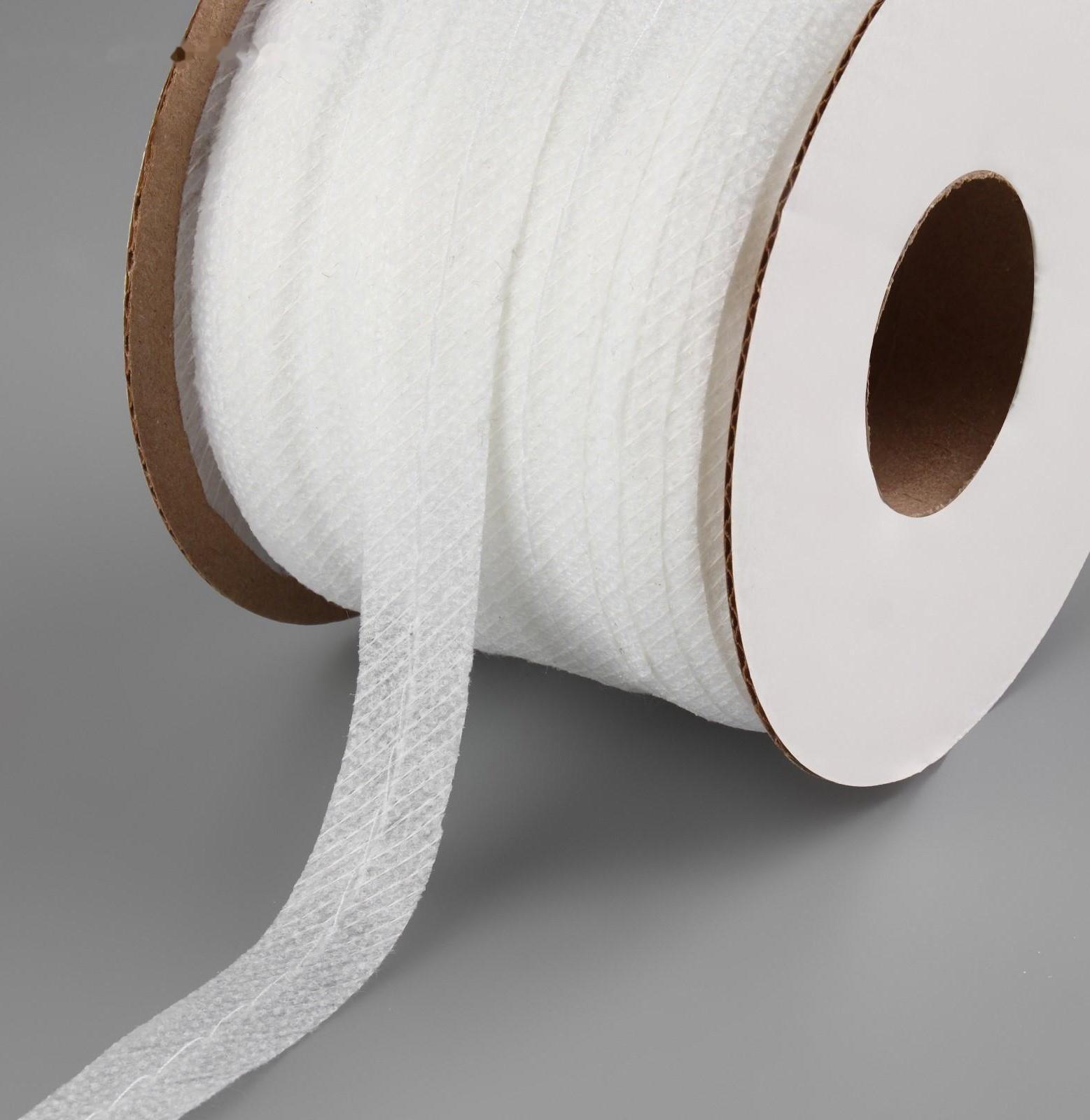 Флизелиновая лента, нитепрошивная, усиленная, 15 мм, 100 м, цвет белый