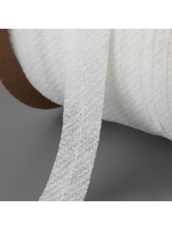 Флизелиновая лента, нитепрошивная, усиленная, 15 мм, 100 м, цвет белый