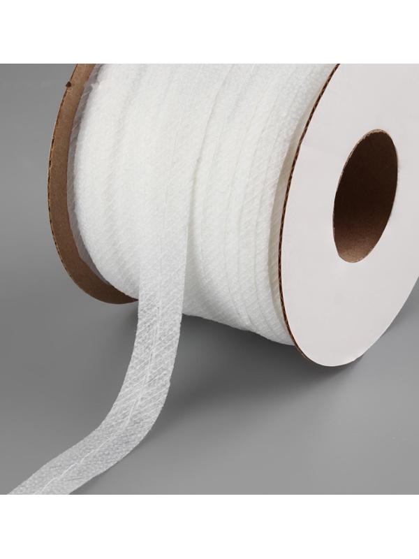 Флизелиновая лента, нитепрошивная, усиленная, 15 мм, 100 м, цвет белый