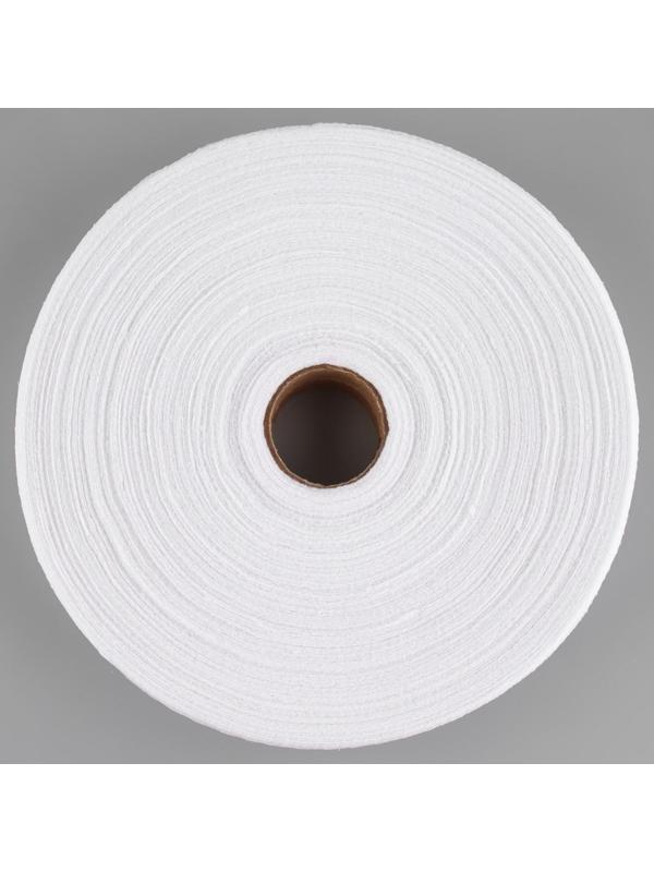 Флизелиновая лента, нитепрошивная, усиленная, 30 мм, 50 м, цвет белый