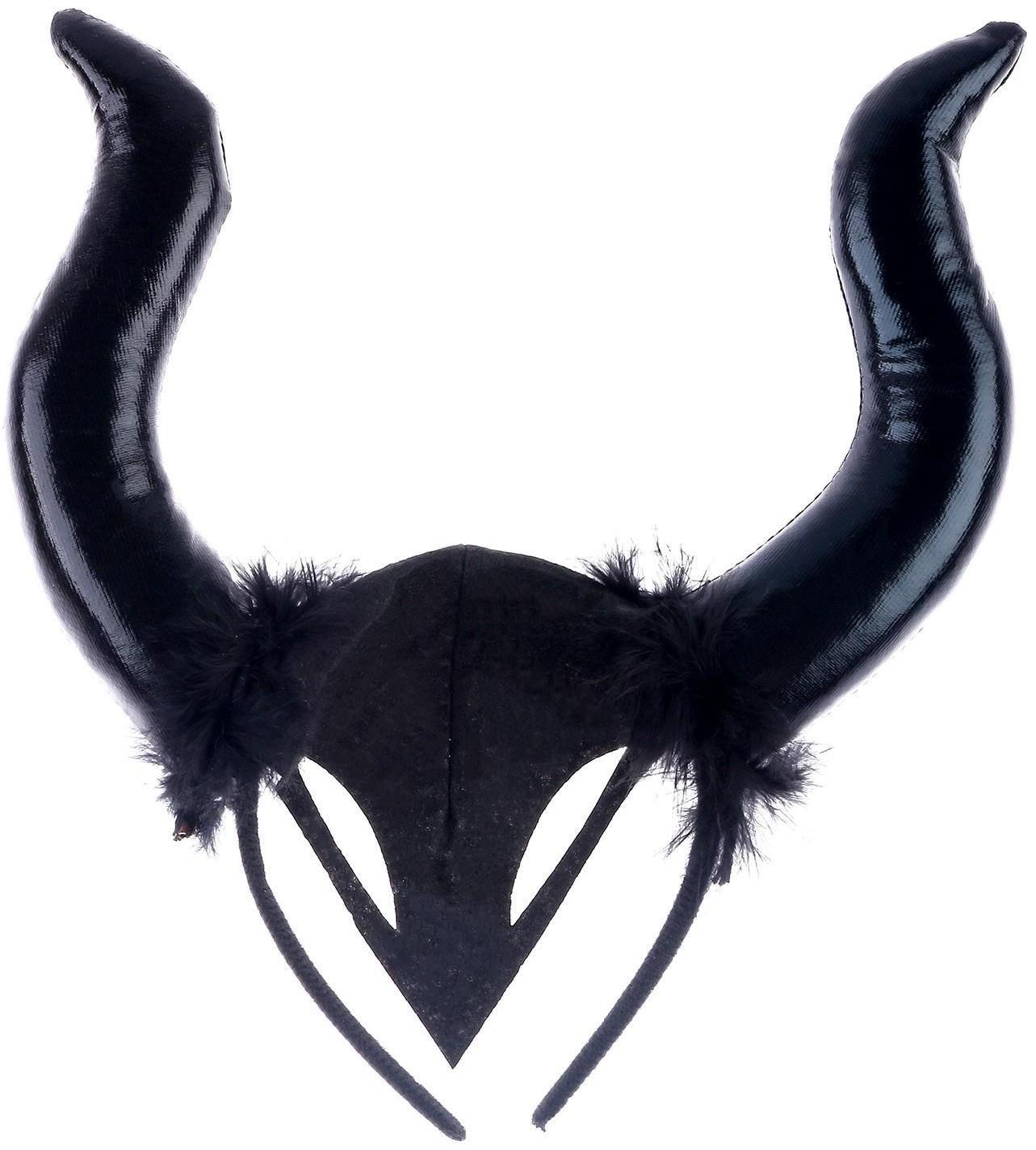 Карнавальный набор «Королева тьмы», плащ и ободок