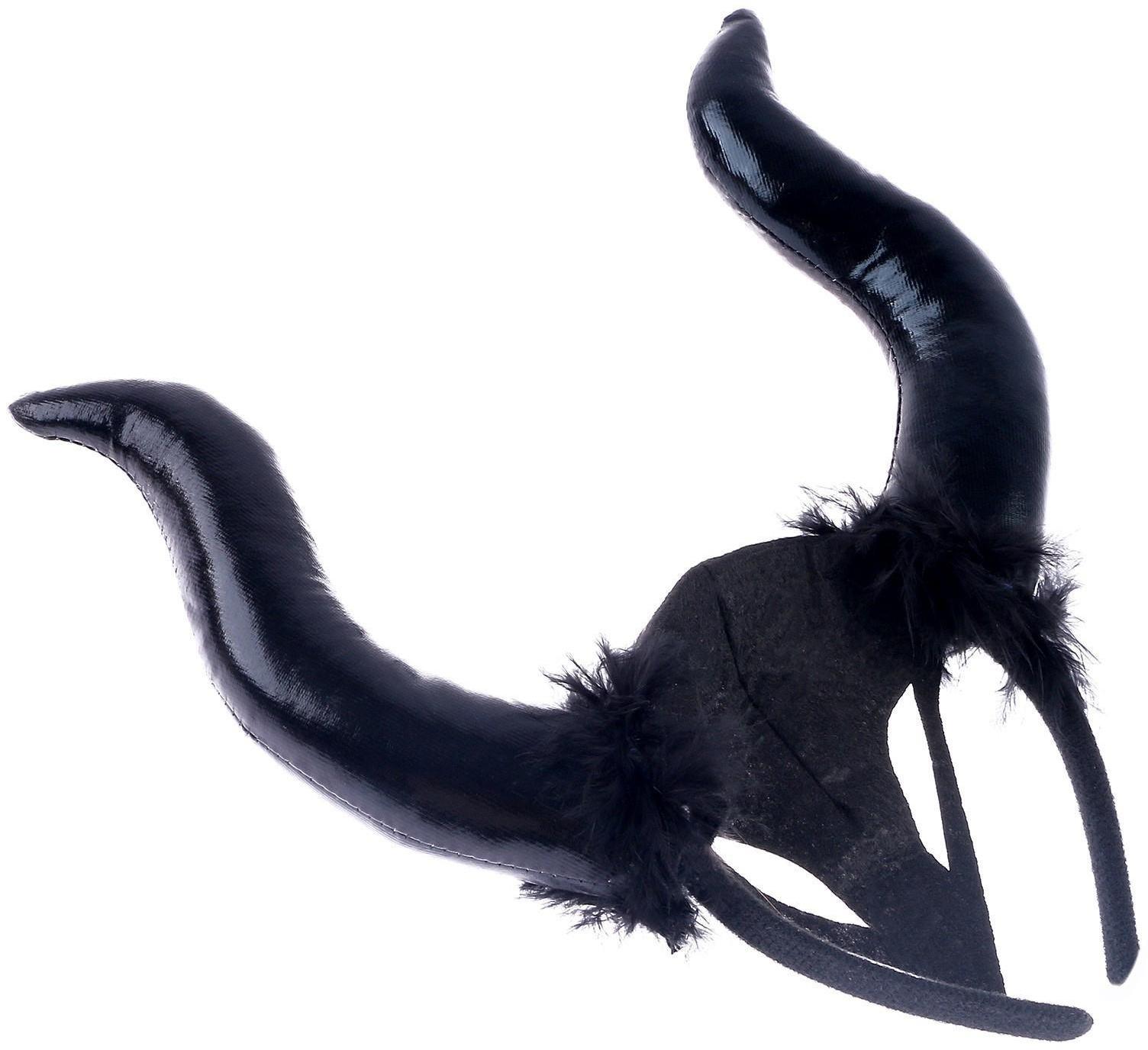 Карнавальный набор «Королева тьмы», плащ и ободок