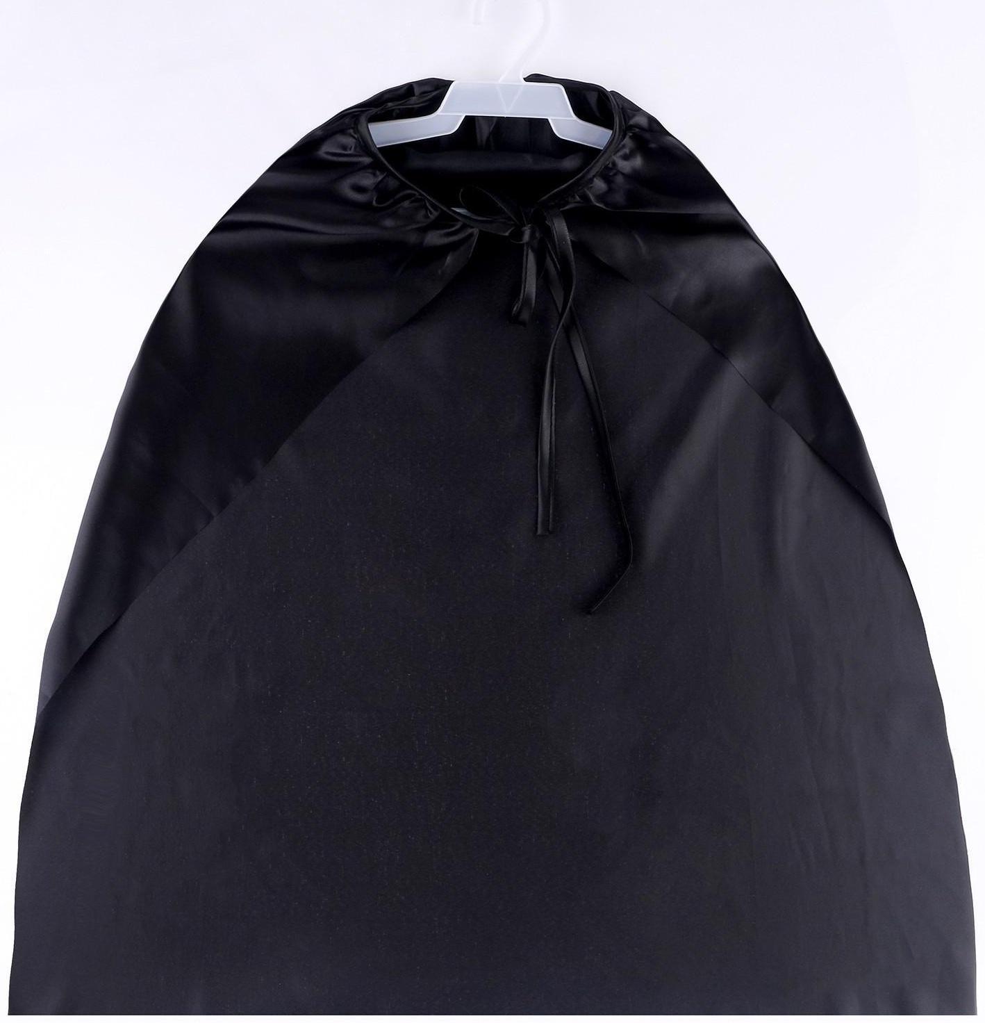 Карнавальный набор «Королева тьмы», плащ и ободок