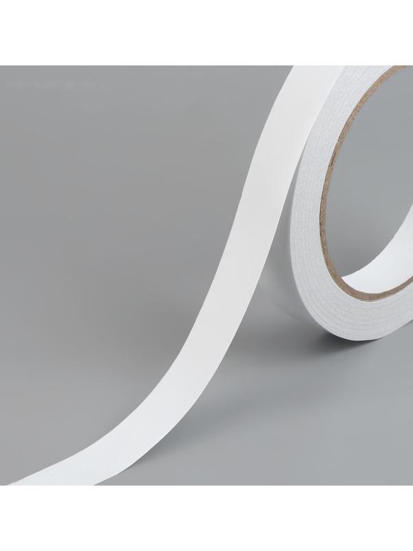 Лента клеевая, двусторонняя, 18 мм, 25 м