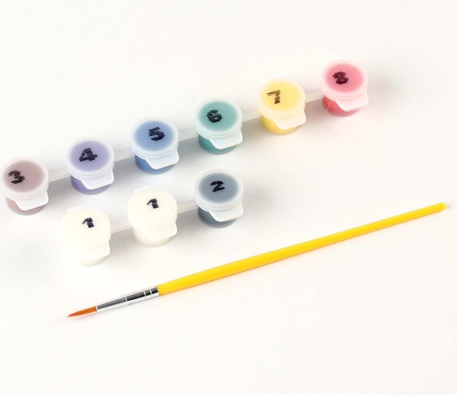 Картина по номерам «Дракончик в небе», 20 х 28,5 см