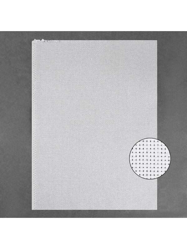 Канва для вышивания №14, 30 × 40 см, цвет белый