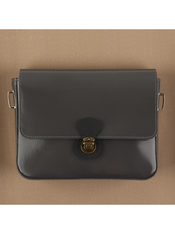 Застёжка для сумки, пришивная, 6 × 4 см, цвет чёрный/бронзовый