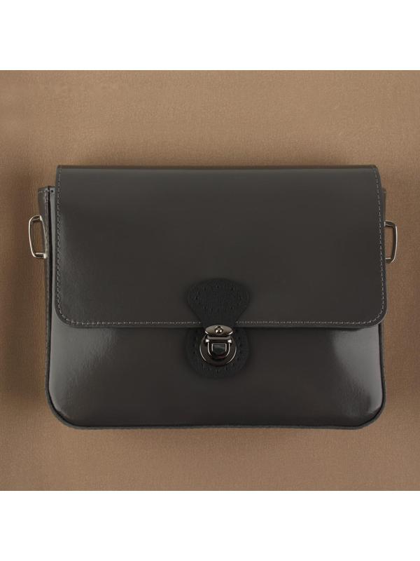 Застёжка для сумки, пришивная, 6 × 4 см, цвет чёрный/чёрный никель