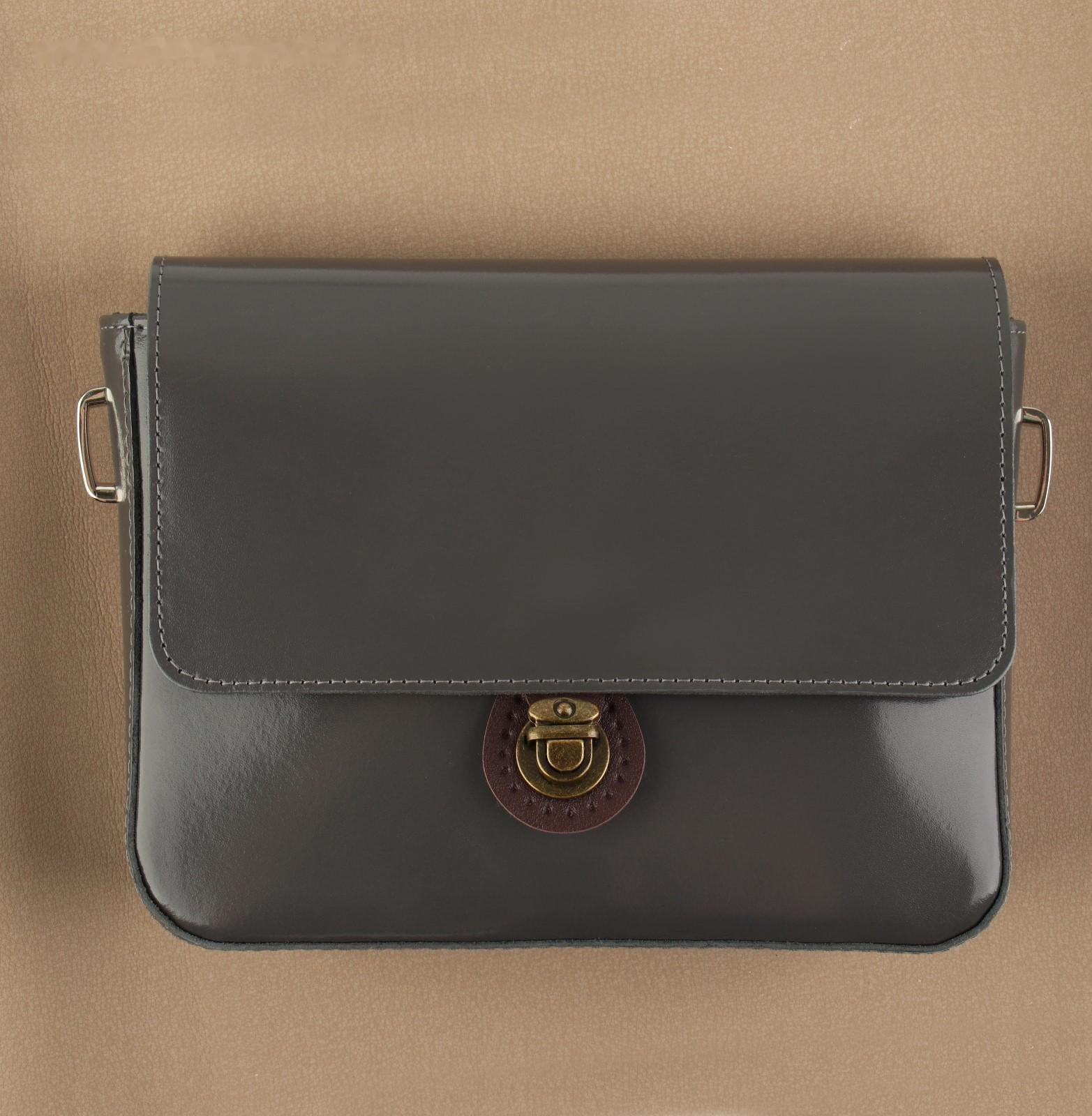 Застёжка для сумки, пришивная, 6 × 4 см, цвет тёмно-коричневый/бронзовый