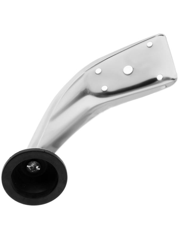 Опора мебельная гнутая OM002CR ТУНДРА, 120 мм, 1.2 мм, цвет хром