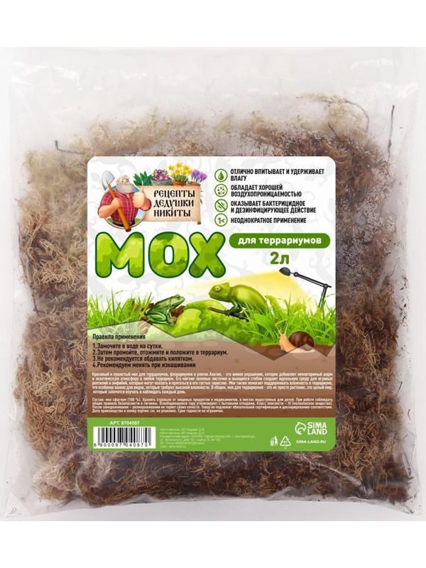 Мох сфагнум для террариумов 