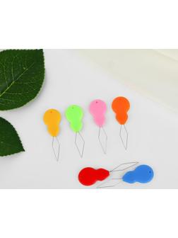 Нитевдеватель, 5 × 1,5 см, цвет МИКС