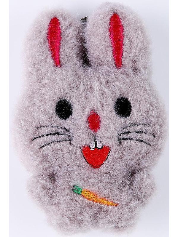 Мягкая игрушка «Зайка с морковкой» на брелоке, цвета МИКС