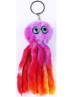 Мягкая игрушка «Осьминог», на брелоке, 11 см, цвета МИКС