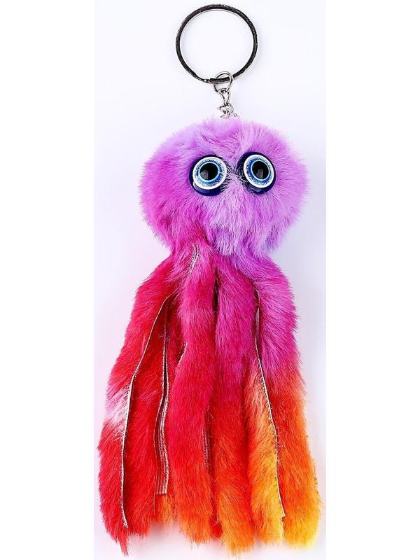 Мягкая игрушка «Осьминог», на брелоке, 11 см, цвета МИКС