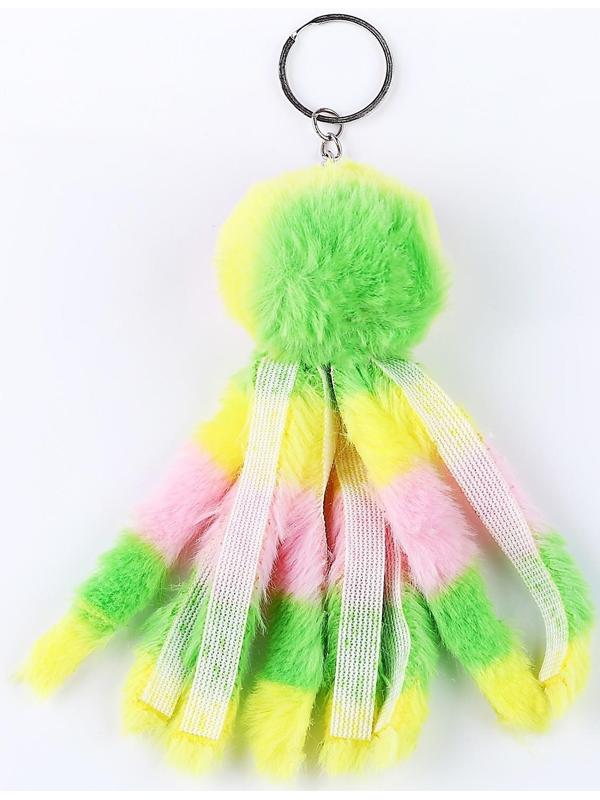 Мягкая игрушка «Осьминог», на брелоке, 11 см, цвета МИКС