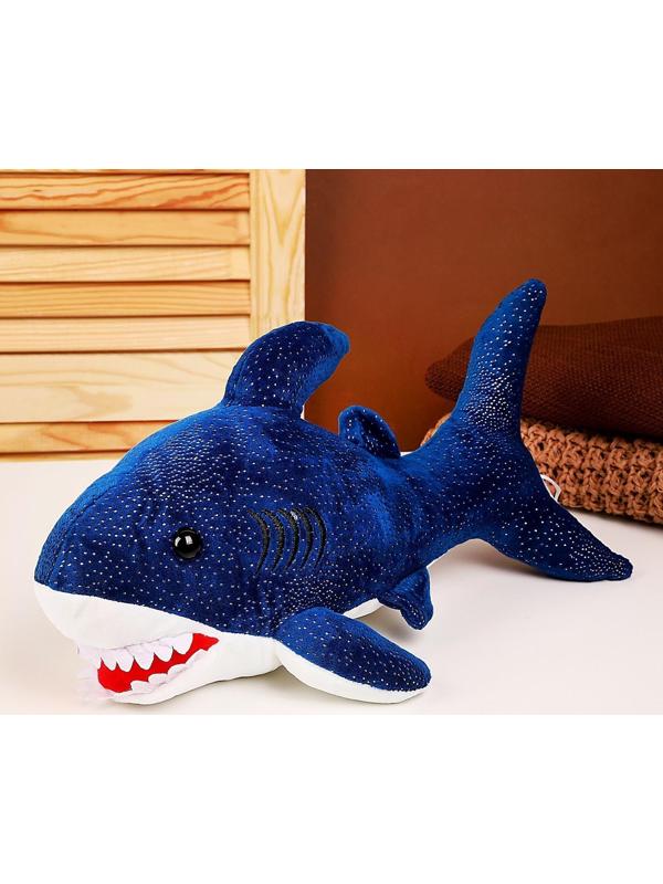 Мягкая игрушка «Акула», 40 см, цвет синий