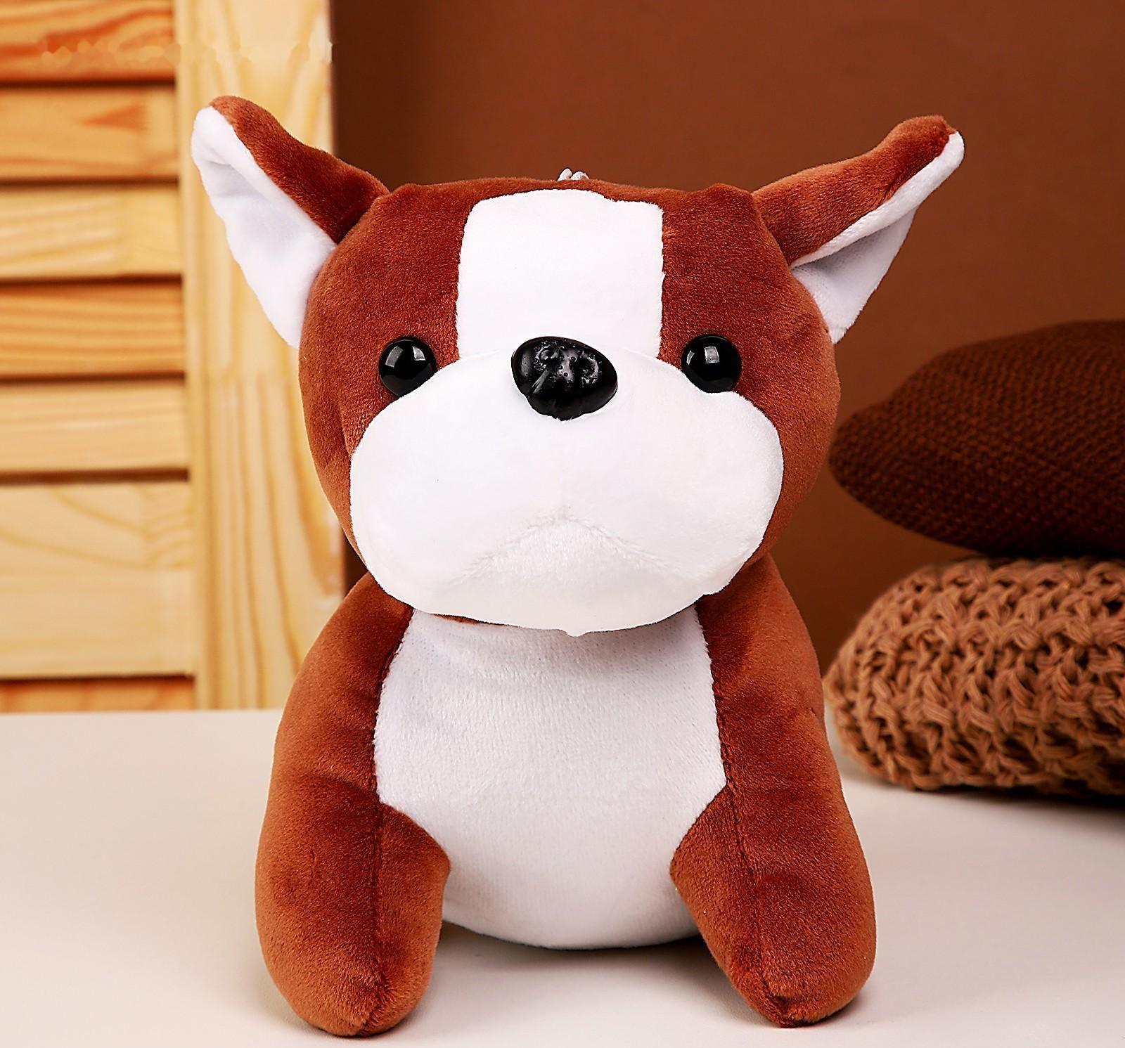 Мягкая игрушка «Бульдог», 17 см