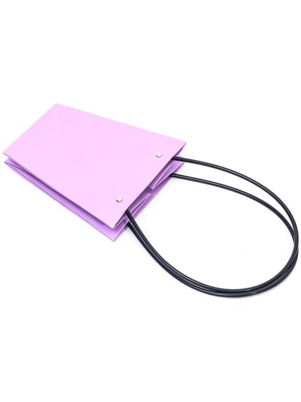 Сумка для цветов «Лиловая», влагостойкая, 17 x 17 - 11,5 x 11,5 - 20 см