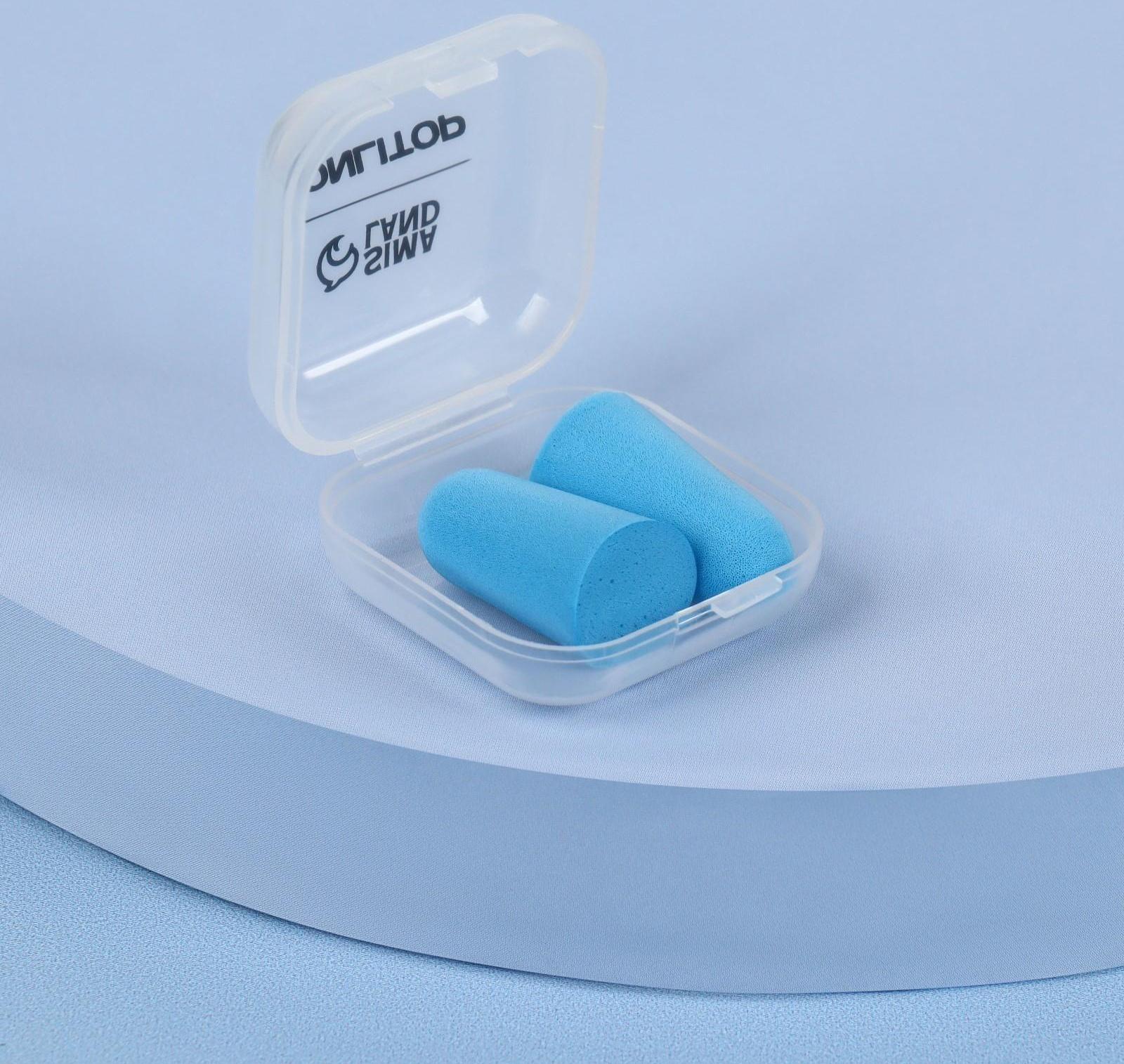 Беруши в пластиковом футляре, пара, цвет МИКС