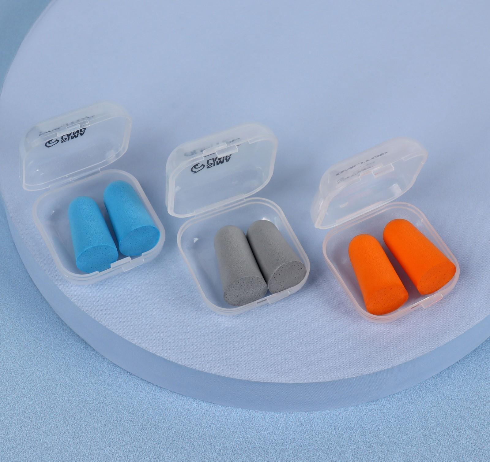 Беруши в пластиковом футляре, пара, цвет МИКС