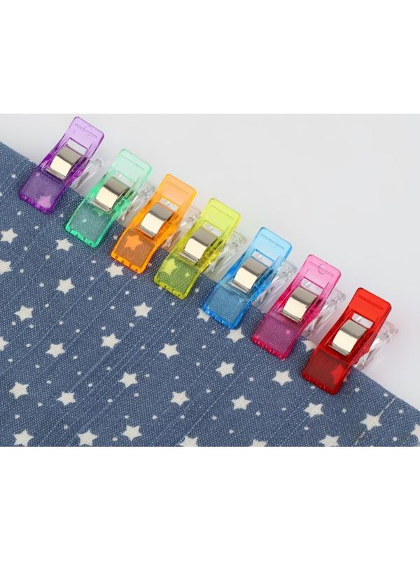 Зажим для кроя, 2,5 см, цвет разноцветный