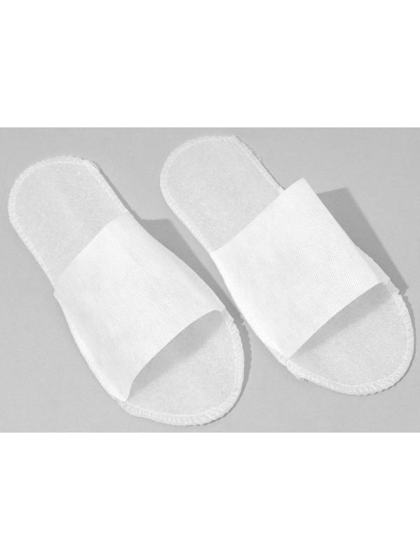 Тапочки одноразовые Антикризисные, 4 мм, белые
