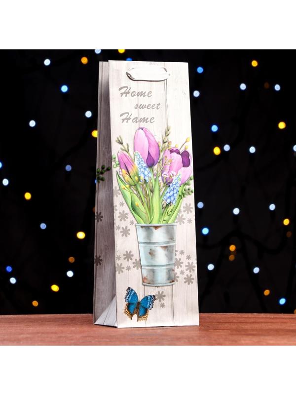 Пакет ламинированный под бутылку 12*36*9