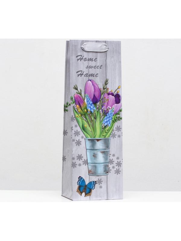 Пакет ламинированный под бутылку 12*36*9