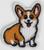 Патч клеевой на одежду, обувь, сумки «Корги», 4 × 5,2 см
