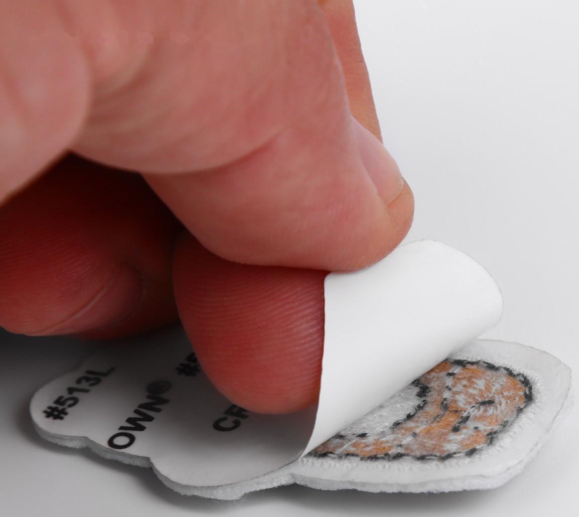 Патч клеевой на одежду, обувь, сумки «Медвежонок», 3,5 × 5,2 см